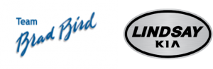 The Logos for both Lindsay Kia and Team Brad Bird 