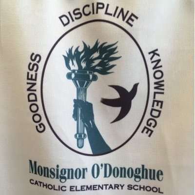 Monsignor O'Donoghue Catholic School symbol, linking to their website