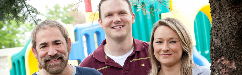 team of social workers posing for a picture