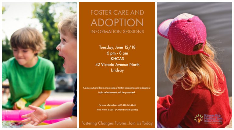 Foster Care and Adoption Information Session – Tuesday, June 12 from 6-8pm