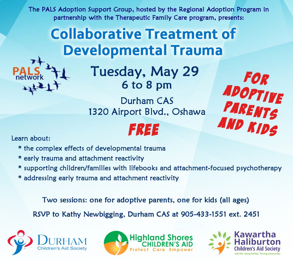 PALS Collaborative Treatment of Developmental Trauma May 29