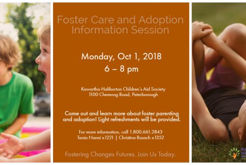 Foster Care Adoption Info Session Oct 1