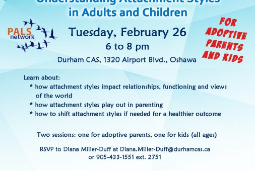 PALS: Understanding Attachment Styles Feb 26 2019
