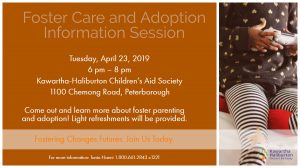 Foster Care and Adoption Info Session Apr 23