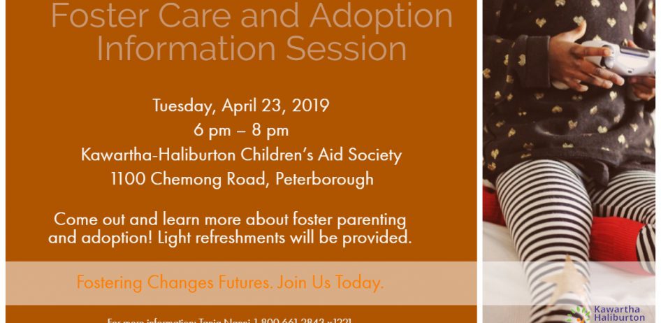 Foster Care and Adoption Info Session Apr 23