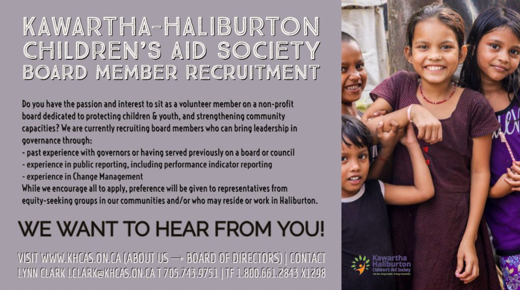 KHCAS Board Recruitment WE WANT TO HEAR FROM YOU!