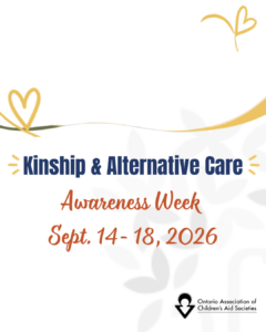Kinship and alternative care poster, decorational.